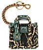 Kurt Geiger London Southbank Keyring Bag Charm, Color:Brown Leopard - Image 1