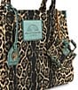 Kurt Geiger London Southbank Keyring Bag Charm, Color:Brown Leopard - Image 5