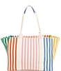 Color:Multi - Image 2 - Southbank Large Shopper Stripe Tote Bag