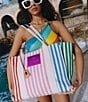 Color:Multi - Image 5 - Southbank Large Shopper Stripe Tote Bag