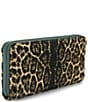 Kurt Geiger London Southbank Leopard Zip Around Wallet, Color:Open Brown - Image 2