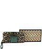 Kurt Geiger London Southbank Leopard Zip Around Wallet, Color:Open Brown - Image 4