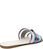 Color:Multi - Image 2 - Southbank Metallic Flat Sandals