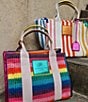 Color:Multi - Image 5 - Southbank Stripe Small Shopper Tote Bag