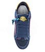Color:Blue - Image 5 - Southbank Tag Denim Platform Sneakers