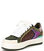 Color:Green Combo - Image 4 - Southbank Tag Platform Sneakers