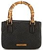 Kurt Geiger London Mini Kensington Bamboo Statement Handle Mini Tote Bag, Color:Black - Image 2