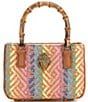 Kurt Geiger London Mini Kensington Statement Handle Square Tote Bag, Color:Multi - Image 1