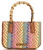 Kurt Geiger London Mini Kensington Statement Handle Square Tote Bag, Color:Multi - Image 2