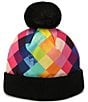 Kurt Geiger London Stained Glass Print Beanie, Color:Classic Rainbow - Image 2