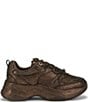 Kurt Geiger London Starlight Runner Metallic Crystal Embellished Sneakers - Image 1