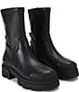 Kurt Geiger London Stomp Sock Leather Eagle Ornament Chunky Ankle Boots - Image 2