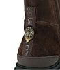 Kurt Geiger London Stomp Sock Suede Eagle Ornament Chunky Mid Calf Boots - Image 2