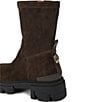 Kurt Geiger London Stomp Sock Suede Eagle Ornament Chunky Mid Calf Boots - Image 3