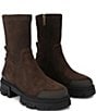 Kurt Geiger London Stomp Sock Suede Eagle Ornament Chunky Mid Calf Boots - Image 5