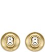 Kurt Geiger London Stone Button Stud Drop Earrings - Image 1