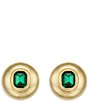 Kurt Geiger London Stone Button Stud Drop Earrings - Image 5