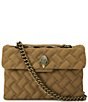Kurt Geiger London Suede Medium Kensington Crossbody Shoulder Bag - Image 1