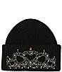 Kurt Geiger London Tiara Beaded Knit Beanie - Image 1