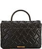 Color:Black - Image 2 - Top Handle Kensington Satchel Bag