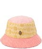Kurt Geiger London Towelling Patchwork Bucket Hat - Image 1