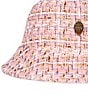 Color:Pink - Image 3 - Tweed Bucket Hat