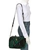 Kurt Geiger London Tweed Kensington Boston Satchel Bag, Color:Green - Image 4