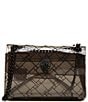 Kurt Geiger London Vinyl Mini Kensington Convertible Crossbody Bag, Color:Black - Image 1