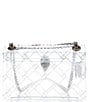 Kurt Geiger London Vinyl Mini Kensington Crossbody Bag, Color:Clear - Image 2