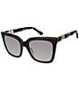 Color:Black Havana - Image 1 - Women's KGL1004 Regent Small 53mm Square Sunglasses