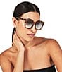 Color:Havana - Image 2 - Women's KGL1004 Regent Small 53mm Square Sunglasses