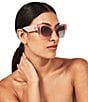 Color:Light Pink - Image 2 - Women's KGL1011 Kensington 52mm Butterfly Sunglasses