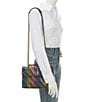 Kurt Geiger London Woven Rainbow Pattern Kensington Crossbody Bag, Color:Mult/Other - Image 4