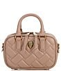 Kurt Geiger London XS Kensington Beige Duffle Crossbody Bag, Color:Beige - Image 1