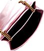 Color:Light Pastel Pink - Image 3 - XXL Pink Metallic Soft Quilted Leather Shoulder Bag