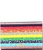 Color:Multi - Image 1 - Party Multi Stripe Rainbow Glitter Envelope Clutch
