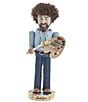 Kurt S. Adler 10#double; Bob Ross® With Palette Nutcracker - Image 1