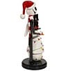 Kurt S. Adler 11#double; Disney© The Nightmare Before Christmas Jack Skellington With Snowman Nutcracker - Image 2