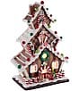 Kurt S. Adler 13#double; Battery Operated LED Gingerbread Cookie 3-Layer House - Image 2