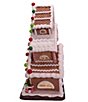 Kurt S. Adler 13#double; Battery Operated LED Gingerbread Cookie 3-Layer House - Image 5