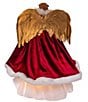 Kurt S. Adler 16#double; UL 10-Light Ruby Pomegrante Angel Treetop - Image 3