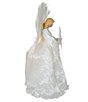 Kurt S. Adler 16#double;LED Fiber-Optic Ivory Angel Tree Topper - Image 2