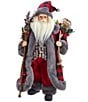 Kurt S. Adler 18#double; KSA Kringles Red And Gray Santa - Image 1