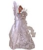 Kurt S. Adler 18#double; Multicolored Fiber-Optic LED White And Silver Angel Tree Topper - Image 3