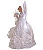 Kurt S. Adler 18#double; Multicolored Fiber-Optic LED White And Silver Angel Tree Topper - Image 4