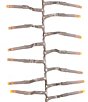 Kurt S. Adler 33' 1,000L Classic White 3MM LED Multifunction Cluster Garland With Clear Wire - Image 2