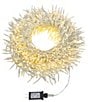 Kurt S. Adler 65' 2,000L Warm White 3MM LED Multifunction Cluster Garland With White Wire - Image 1