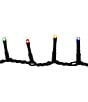 Kurt S. Adler 98' 1,200L Multicolor 3MM LED Multifunction Rice Lights With Green Wire On Spool - Image 4