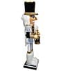 Kurt S. Adler Black, White & Gold 15#double; Nutcracker With A Drum - Image 4