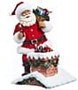 Kurt S. Adler Coca-Cola® Santa In Chimney Figurine - Image 1